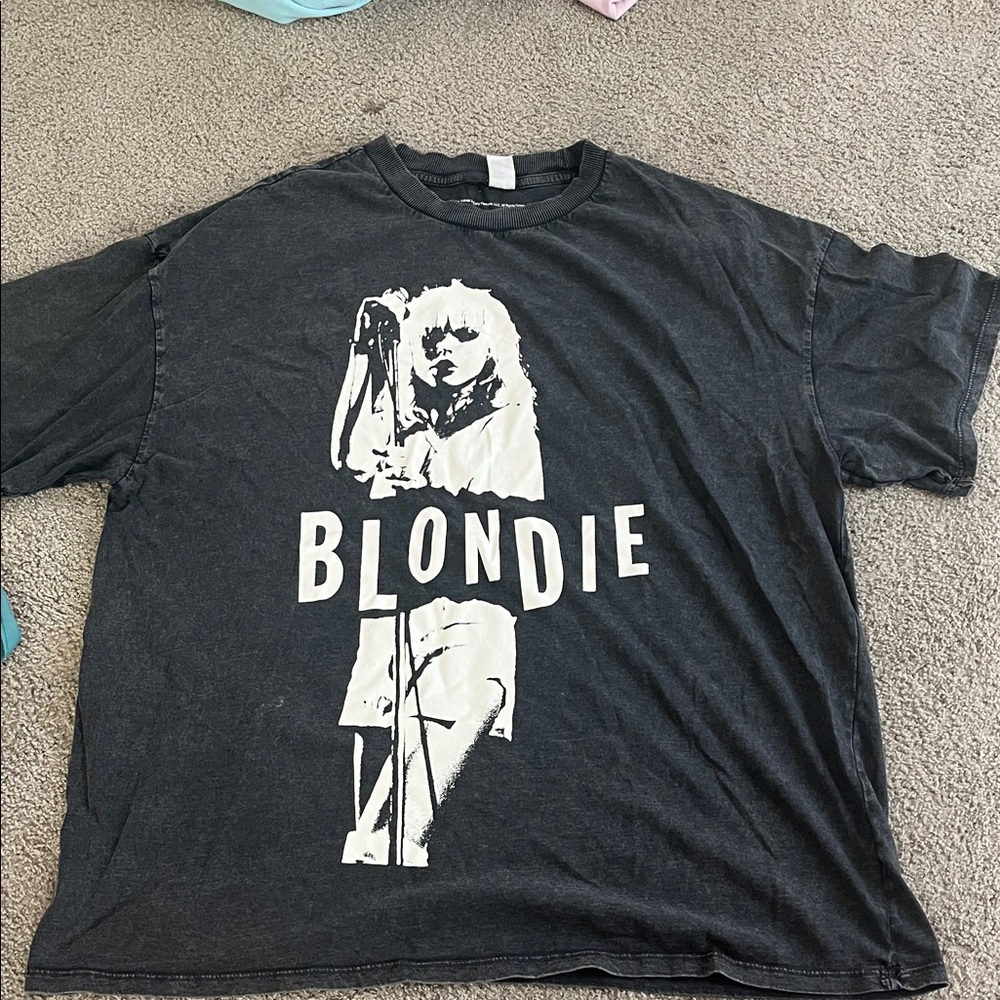 H&M Black Graphic Tee - Blondie Design